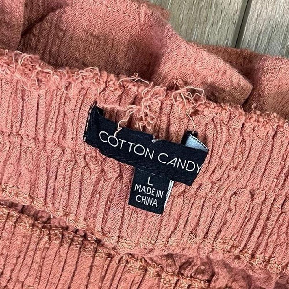 Cotton Candy Ruffle Halter Top - Picture 3 of 3